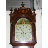 A Large C.1800 J. R. Booth Mahogany Longcase Clock