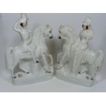 A Pair Of 19thC. Staffordshire Figures Prince & Princess