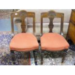 A Pair Of Late Victorian Dining Chairs