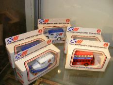 Five Commonwealth Games Boxed Diecast Vehicles
