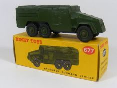 Boxed Dinky 677 Armoured Command Vehicle