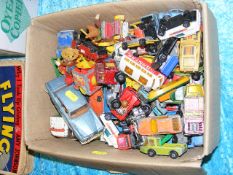 A Boxed Quantity Of Playworn Diecast Vehicles