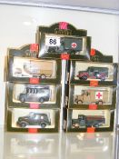 Seven Boxed Diecast Military Vehicles