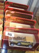 Six Matchbox Boxed Diecast Models Of Yesteryear Ve