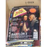 A Boxed Quantity Of Babylon 5 Magazines