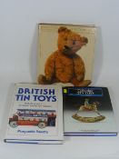 Two Books On Tin Toys & A Book On Bears