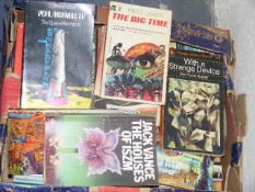 A Boxed Quantity Of Science Fiction & Fantasy Nove