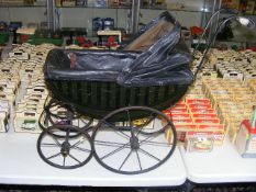 A Childs Victorian Dolls Pram