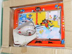 A Tin Plate Cat & Mouse Game