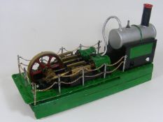 A Stationary Steam Engine Model
