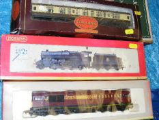 Three Boxed Hornby Train Items Inc. One Engine