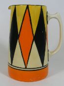 An Art Deco Clarice Cliff Pottery Jug