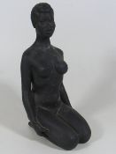 A Nude Bisque Model Of African Woman