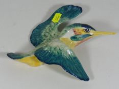 A Beswick Flying Kingfisher Wall Plaque