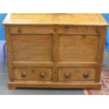 A Victorian Pine Mule Chest