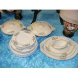 A 1930'S Myott Part Service Including Two Tureens