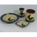 Four Pieces Of Longpark Torquay Pottery