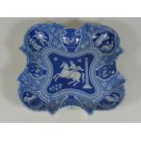 A 19thC. Blue & White Porcelain Bowl With Neo-Clas