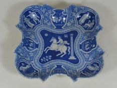 A 19thC. Blue & White Porcelain Bowl With Neo-Clas