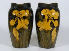 A Pair Of Early 20thC. Watcombe Pottery Devon Ware