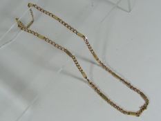 A Unisex Heavy Gauge 9ct Gold Necklace