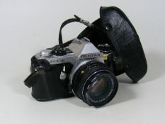 A Pentax Camera & Lens