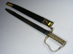 19thC. Brass Handled Pioneers Sword
