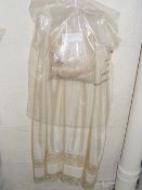 A Victorian Silk Christening Gown