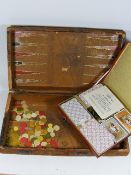 An Antique Backgammon Board & Other Items