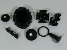 A Victorian Mourning Brooch & Similar Items