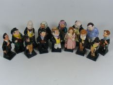 Fourteen Royal Doulton Dickens Porcelain Figures