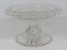 A 19thC. Cut Glass Cake Stand