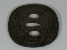 Japanese Bronze Tsuba