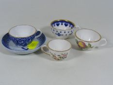Four Miniature Spode Cups