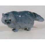 1960'S Pottery Cat Titled To Underside The Persian