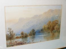 Watercolour Of Church Pool, Wales Signed Henry B.