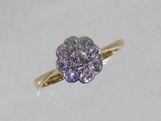 A Ladies 18ct Gold Ring With Approx. .33ct Diamond