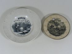 Two 19thC. Staffordshire Plates