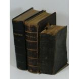 Three Large Antique Bibles