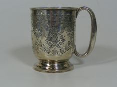 A Silver Christening Cup