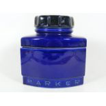 A Large Ceramic Parker Ink Bottle