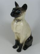 A Beswick Pottery Fireside Siamese Cat