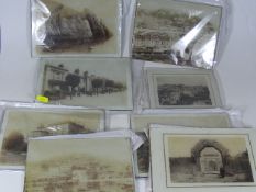 A Quantity Of Franics Frith's Mounted Glass Photog