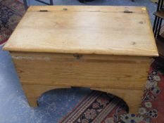 A French Style Pine Coffer
