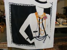 A Ladies Silk Scarf By Chanel