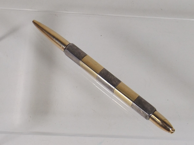 Silver & Gold Plated Pencil, Probably French