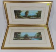 Two Landscape Oils, Possibly Sussex, Signed Robert