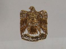 A Graft 18ct Gold & Diamond Eagle Brooch