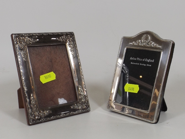 Two Hallmarked Silver Photo Frames