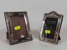 Two Hallmarked Silver Photo Frames